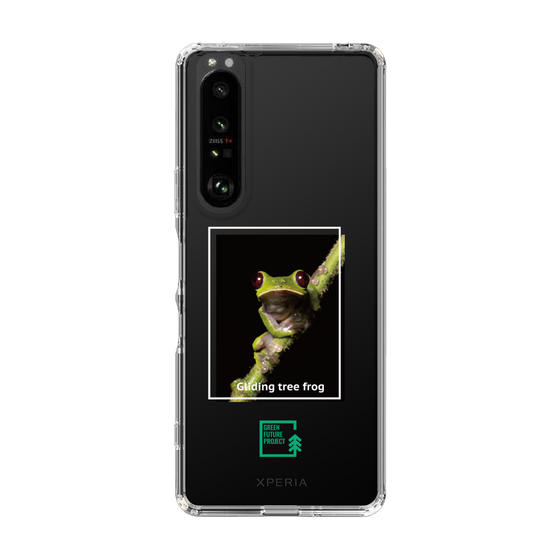 スリムプロテクションケース［ Green Future Project - Gliding tree frog ］