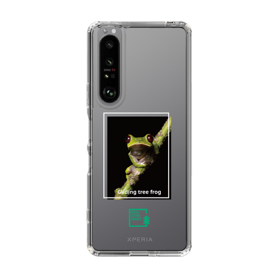 スリムプロテクションケース［ Green Future Project - Gliding tree frog ］