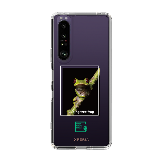 スリムプロテクションケース［ Green Future Project - Gliding tree frog ］