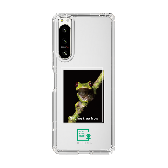 スリムプロテクションケース［ Green Future Project - Gliding tree frog ］