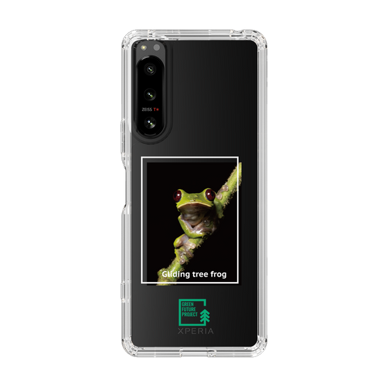 スリムプロテクションケース［ Green Future Project - Gliding tree frog ］