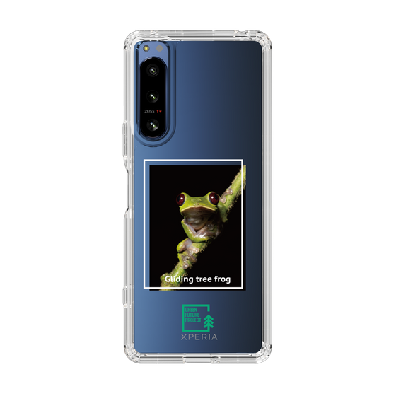スリムプロテクションケース［ Green Future Project - Gliding tree frog ］