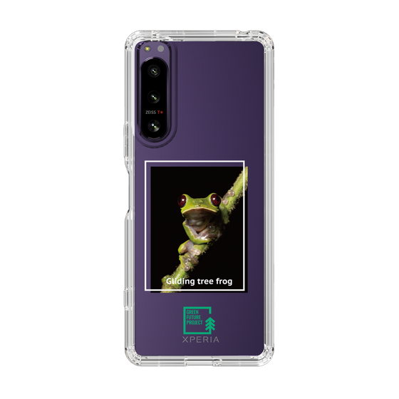 スリムプロテクションケース［ Green Future Project - Gliding tree frog ］