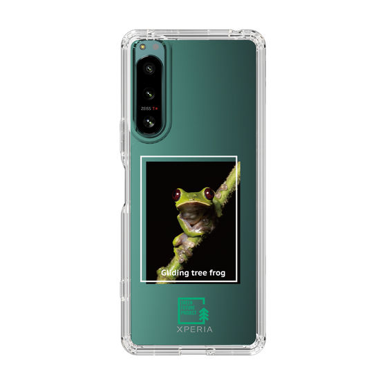 スリムプロテクションケース［ Green Future Project - Gliding tree frog ］