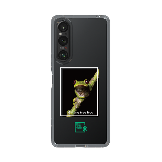 スリムプロテクションケース［ Green Future Project - Gliding tree frog ］