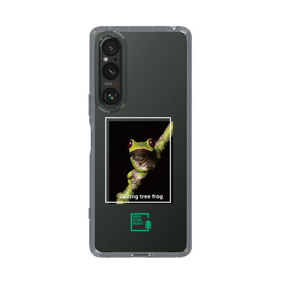 スリムプロテクションケース［ Green Future Project - Gliding tree frog ］