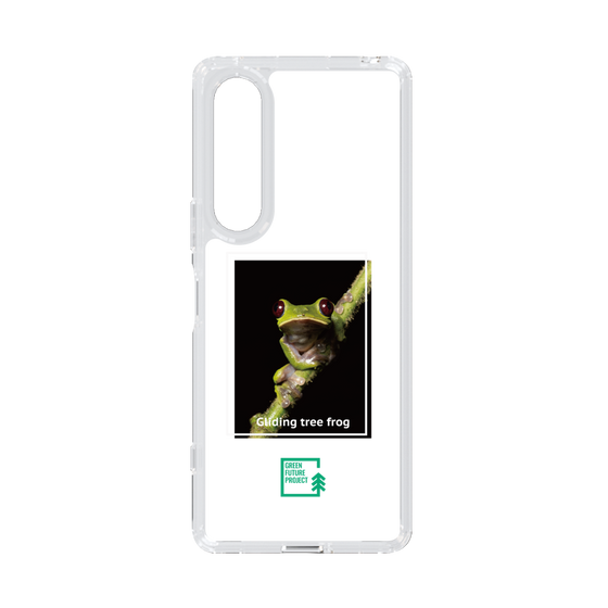スリムプロテクションケース［ Green Future Project - Gliding tree frog ］