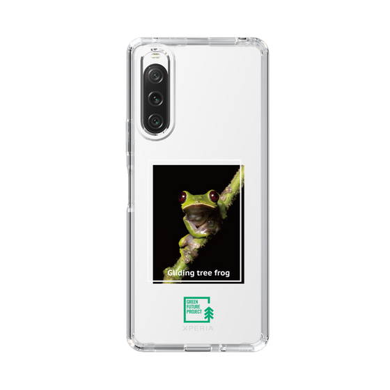 スリムプロテクションケース［ Green Future Project - Gliding tree frog ］