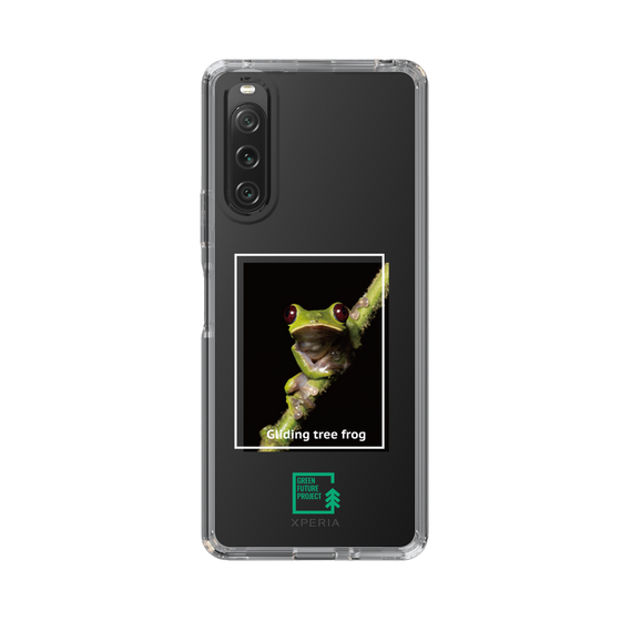 スリムプロテクションケース［ Green Future Project - Gliding tree frog ］