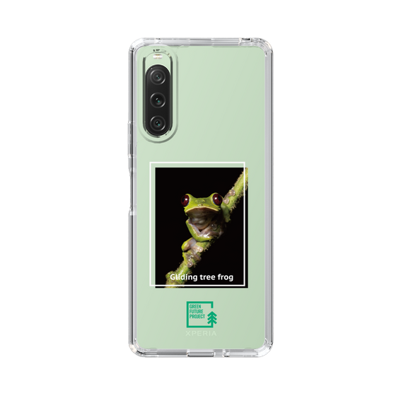 スリムプロテクションケース［ Green Future Project - Gliding tree frog ］