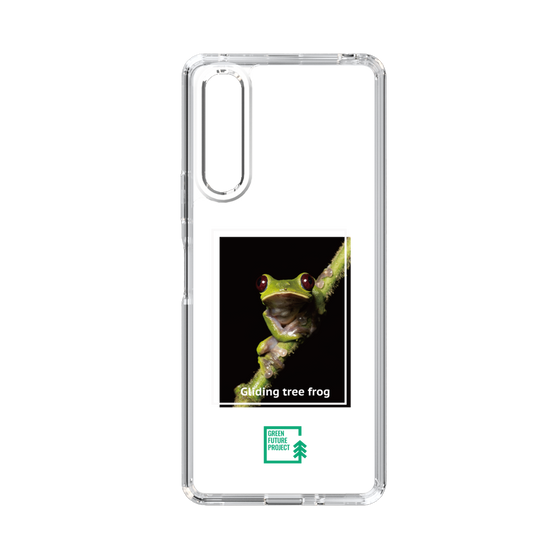 スリムプロテクションケース［ Green Future Project - Gliding tree frog ］