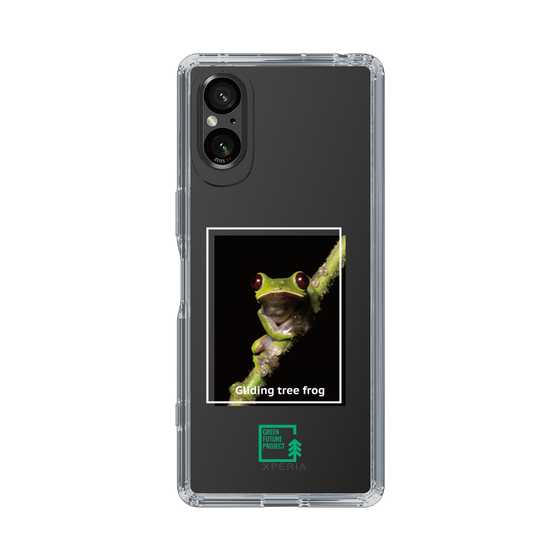 スリムプロテクションケース［ Green Future Project - Gliding tree frog ］