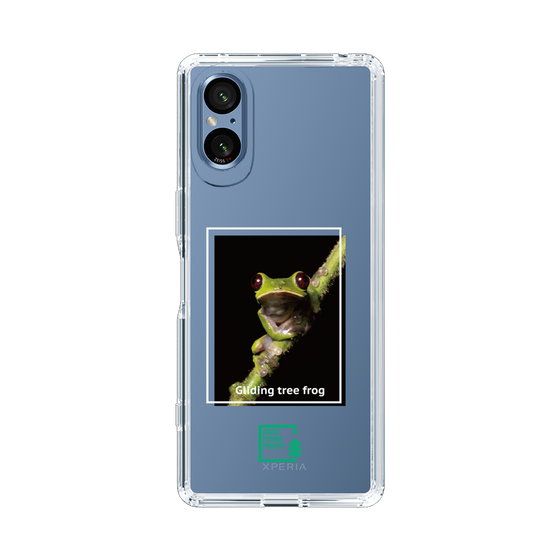スリムプロテクションケース［ Green Future Project - Gliding tree frog ］