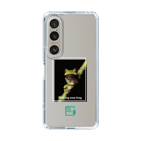 スリムプロテクションケース［ Green Future Project - Gliding tree frog ］