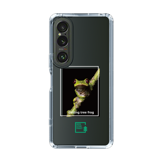 スリムプロテクションケース［ Green Future Project - Gliding tree frog ］