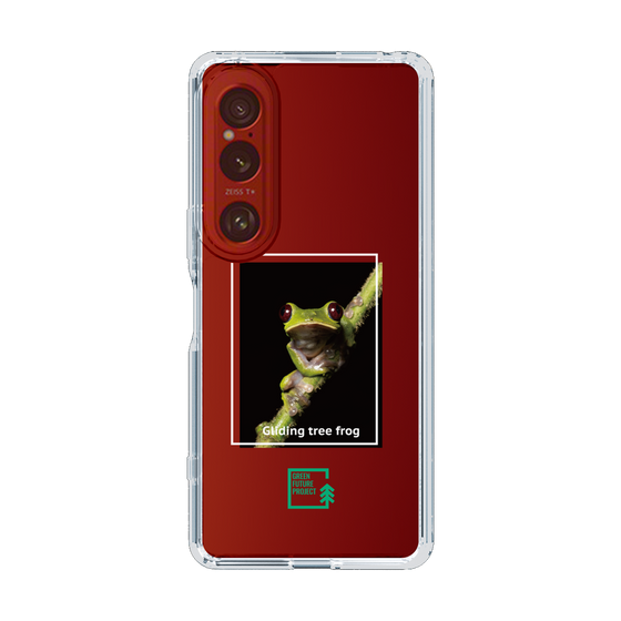 スリムプロテクションケース［ Green Future Project - Gliding tree frog ］