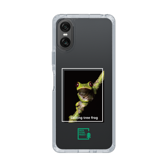スリムプロテクションケース［ Green Future Project - Gliding tree frog ］