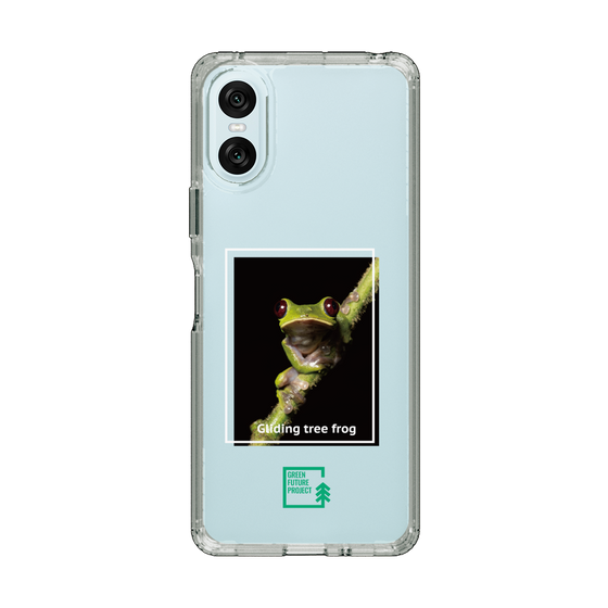 スリムプロテクションケース［ Green Future Project - Gliding tree frog ］
