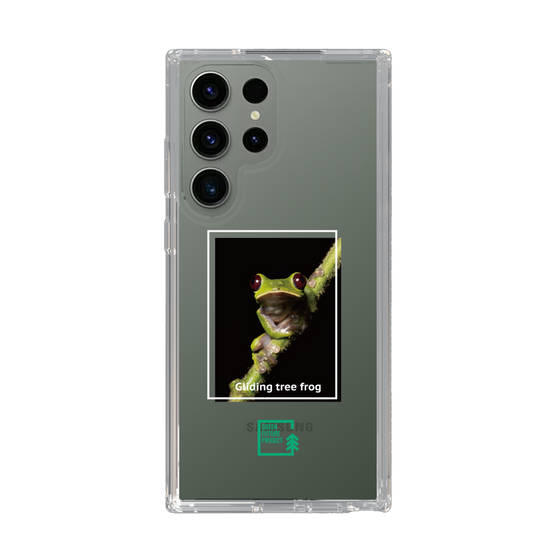 スリムプロテクションケース［ Green Future Project - Gliding tree frog ］