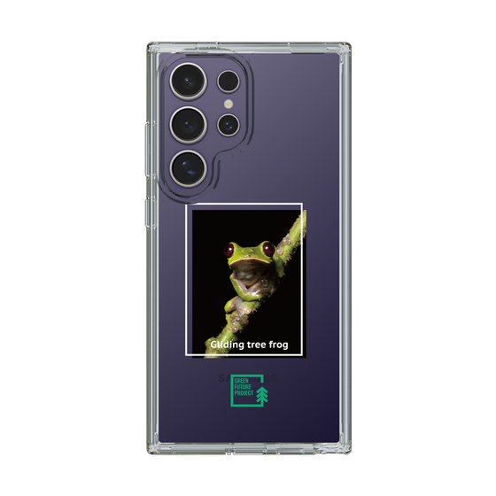 スリムプロテクションケース［ Green Future Project - Gliding tree frog ］