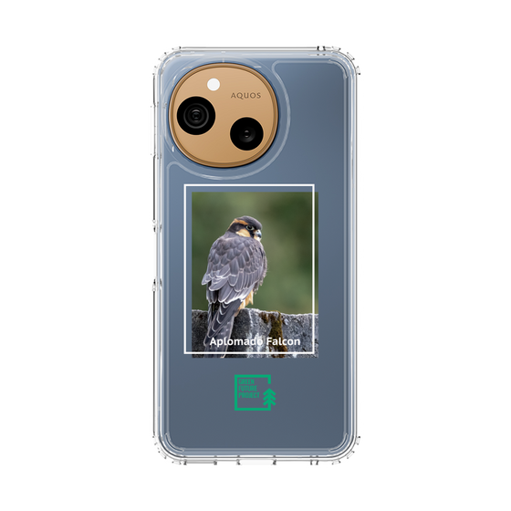 スリムプロテクションケース［ Green Future Project - Aplomado Falcon ］