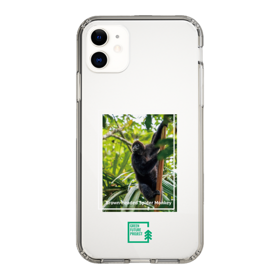 スリムプロテクションケース［ Green Future Project - Brown-headed Spider Monkey ］