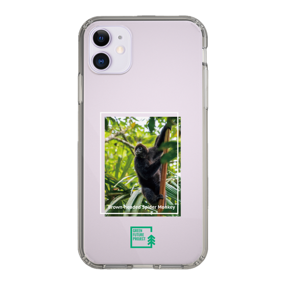 スリムプロテクションケース［ Green Future Project - Brown-headed Spider Monkey ］
