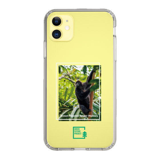 スリムプロテクションケース［ Green Future Project - Brown-headed Spider Monkey ］