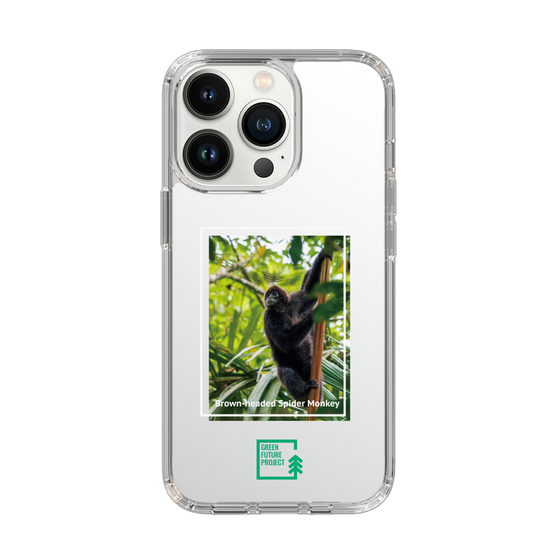 スリムプロテクションケース［ Green Future Project - Brown-headed Spider Monkey ］