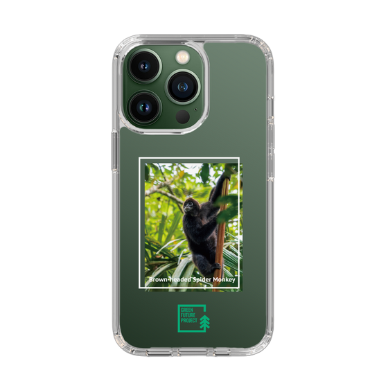 スリムプロテクションケース［ Green Future Project - Brown-headed Spider Monkey ］