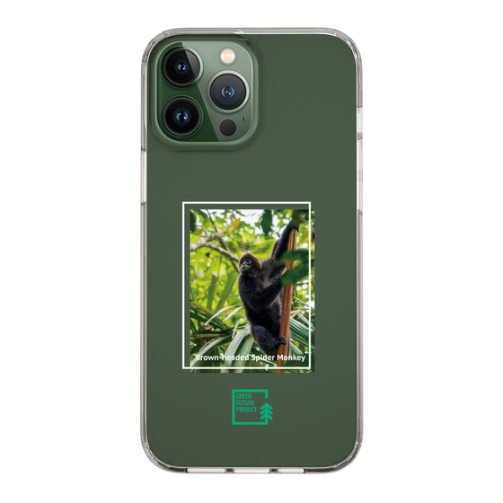 スリムプロテクションケース［ Green Future Project - Brown-headed Spider Monkey ］