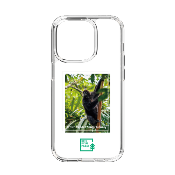 スリムプロテクションケース［ Green Future Project - Brown-headed Spider Monkey ］