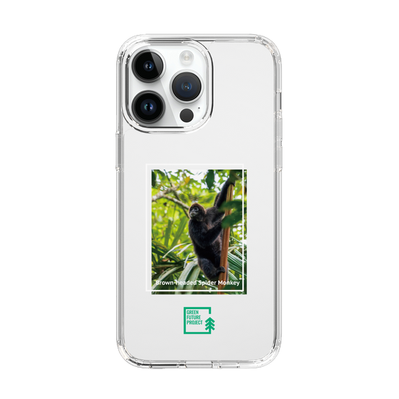 スリムプロテクションケース［ Green Future Project - Brown-headed Spider Monkey ］