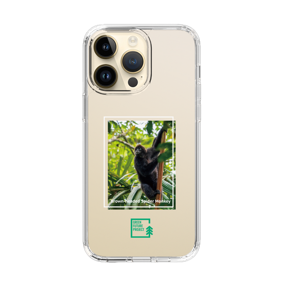 スリムプロテクションケース［ Green Future Project - Brown-headed Spider Monkey ］