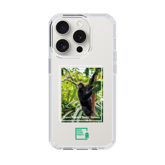 スリムプロテクションケース［ Green Future Project - Brown-headed Spider Monkey ］