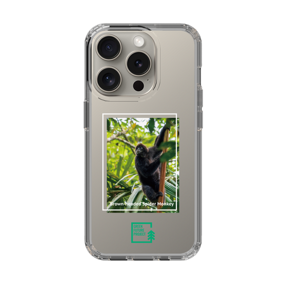 スリムプロテクションケース［ Green Future Project - Brown-headed Spider Monkey ］