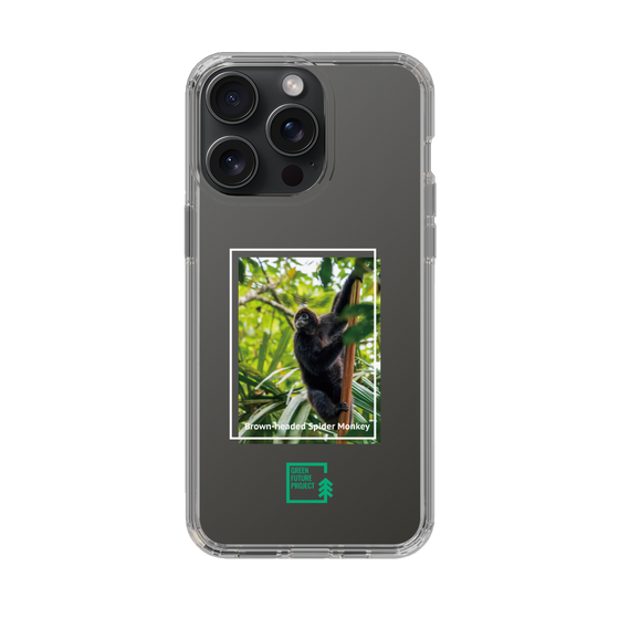 スリムプロテクションケース［ Green Future Project - Brown-headed Spider Monkey ］