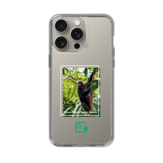 スリムプロテクションケース［ Green Future Project - Brown-headed Spider Monkey ］