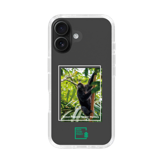 スリムプロテクションケース［ Green Future Project - Brown-headed Spider Monkey ］