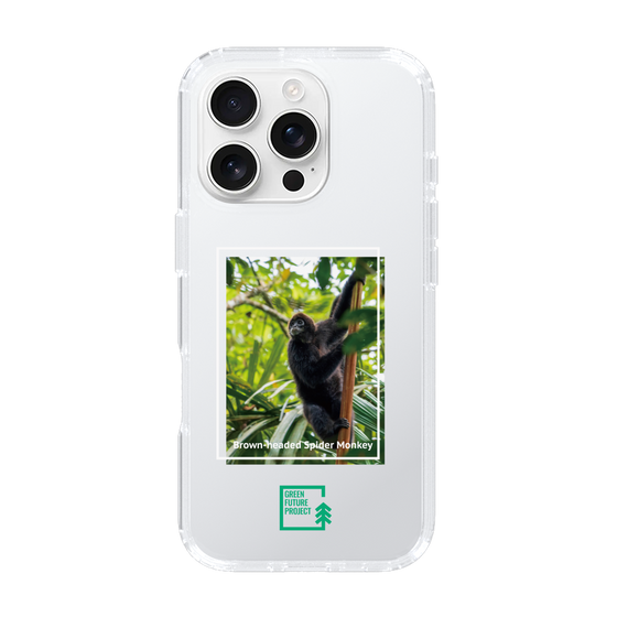 スリムプロテクションケース［ Green Future Project - Brown-headed Spider Monkey ］