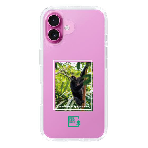 スリムプロテクションケース［ Green Future Project - Brown-headed Spider Monkey ］