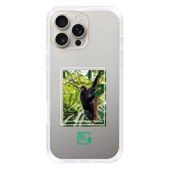 スリムプロテクションケース［ Green Future Project - Brown-headed Spider Monkey ］