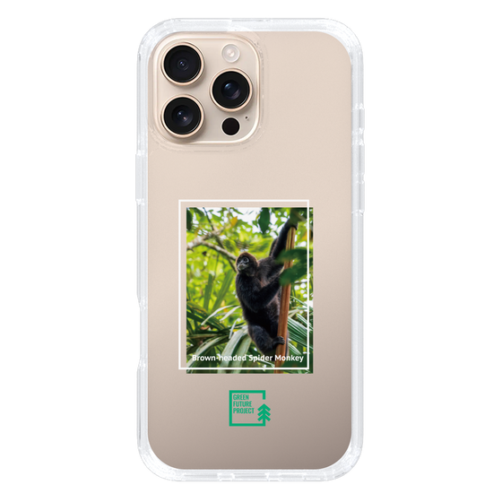 スリムプロテクションケース［ Green Future Project - Brown-headed Spider Monkey ］