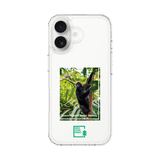 スリムプロテクションケース［ Green Future Project - Brown-headed Spider Monkey ］