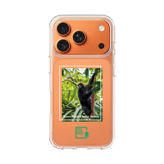 スリムプロテクションケース［ Green Future Project - Brown-headed Spider Monkey ］