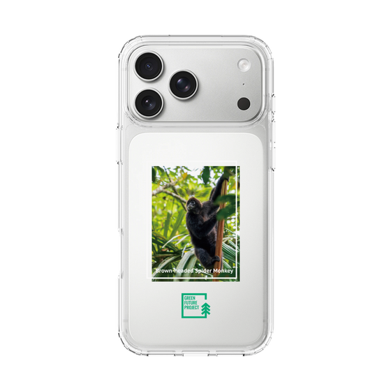 スリムプロテクションケース［ Green Future Project - Brown-headed Spider Monkey ］