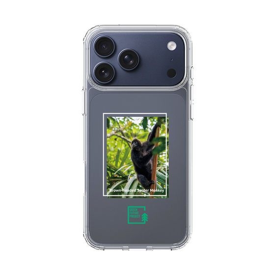 スリムプロテクションケース［ Green Future Project - Brown-headed Spider Monkey ］