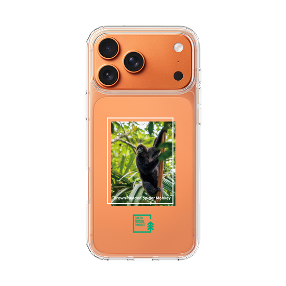 スリムプロテクションケース［ Green Future Project - Brown-headed Spider Monkey ］