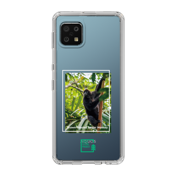 スリムプロテクションケース［ Green Future Project - Brown-headed Spider Monkey ］
