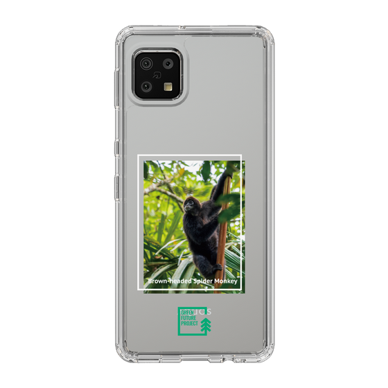 スリムプロテクションケース［ Green Future Project - Brown-headed Spider Monkey ］